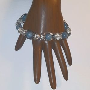 BLUE CHALCEDONY BRACELET